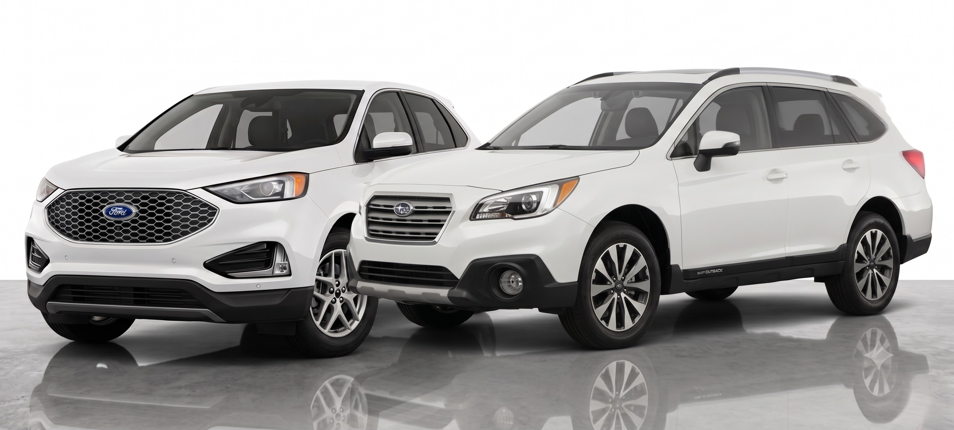 Ford Edge SUV and all-wheel-drive Subaru Outback available to rent at Riverside Auto Rental in Black River Falls, WI